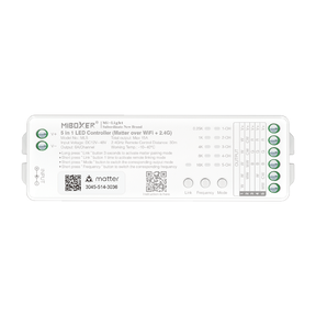 Matter of wifi LED controller 5 in 1 - voor Single Color/Dual White/RGB/RGBW/RGBWW/RGBCCT LED strips 12-24-48v - ML5