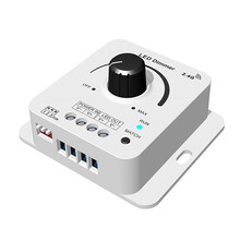 LED draaidimmer 12 / 24 / 36 / 48 Volt max 8 ampere - V1-KS