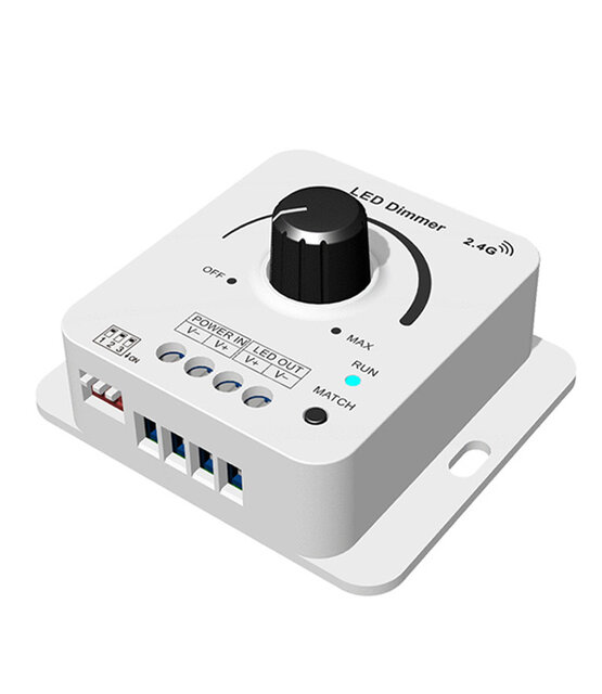 LED draaidimmer 12 / 24 / 36 / 48 Volt max 8 ampere - V1-KS