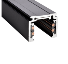 LED 48V opbouw rails zwart 100-300cm - Zwart