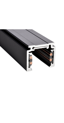 LED 48V opbouw rails zwart 100-300cm - Zwart