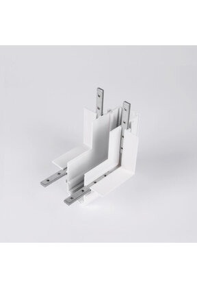 48V Inbouw L Profiel Connector Stereo - Wit