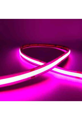 PRO COB LED strip Roze - Pink 8W 1050LM 480 LED’s p/m 24VDC IP20 - 5 meter