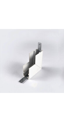 48V Deep L Profiel Connector Stereo -Wit