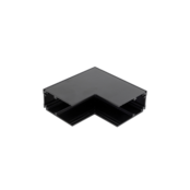 48V Deep L Profiel Connector Stereo -Zwart