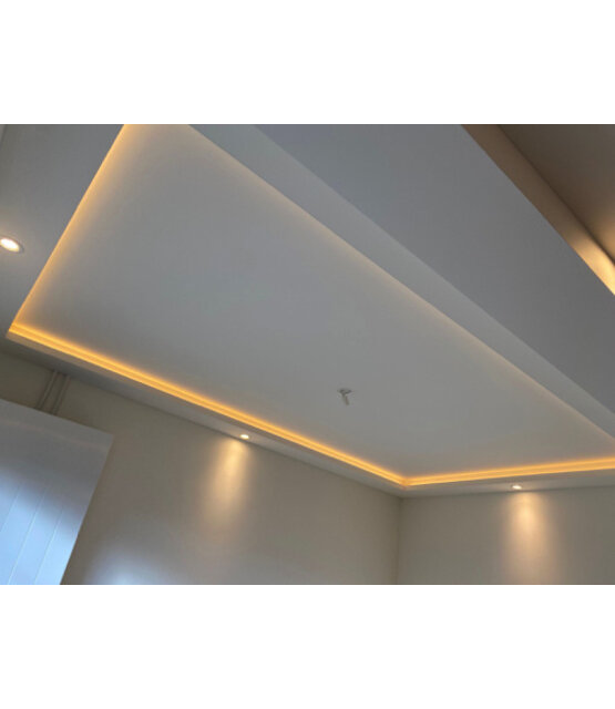PRO LUMEN lichtopbrengst COB LED strip 2700K extra warm wit 14W 2500LM 528LED p/m 24VDC IP20 - 5 meter
