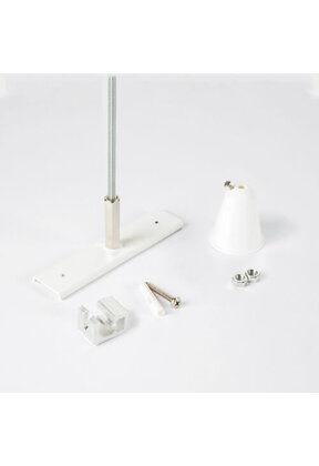 Rail Versterkingsplaat met Draadeinde - Wit