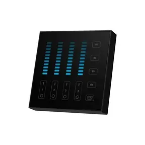Zwarte Draadloze wanddimmer voor LED verlichting - B5-b zwart