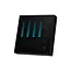 Miboxer / Milight Zwarte Draadloze wanddimmer voor LED verlichting - B5-b zwart