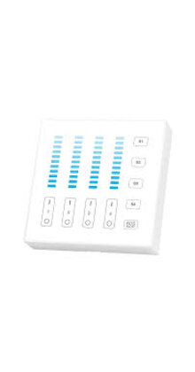Witte draadloze wanddimmer voor LED verlichting - B5 Wit