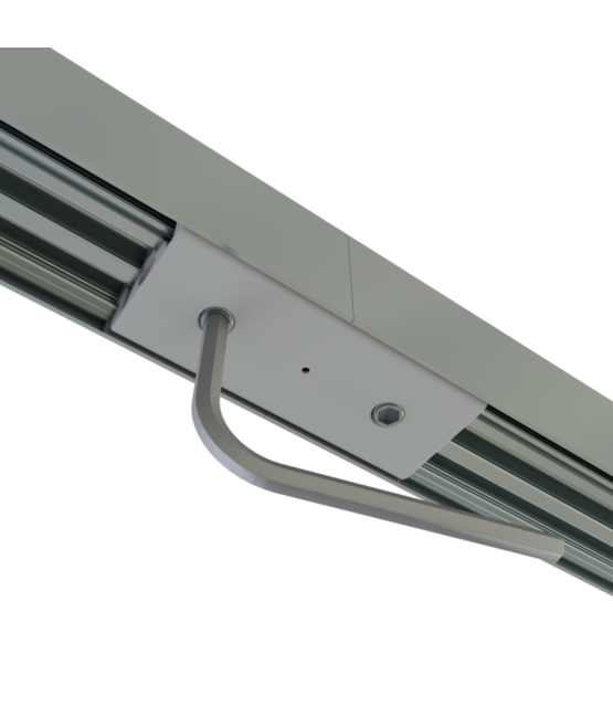 LED profiel rechte verbinding voor XL306ALU, XL306WIT, XL306ZWART