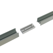 LED profiel rechte verbinding voor XL306ALU, XL306WIT, XL306ZWART