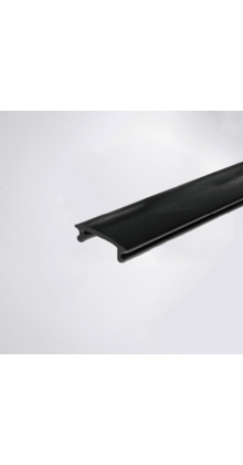 Afdekstrip 48V  2 meter - Zwart