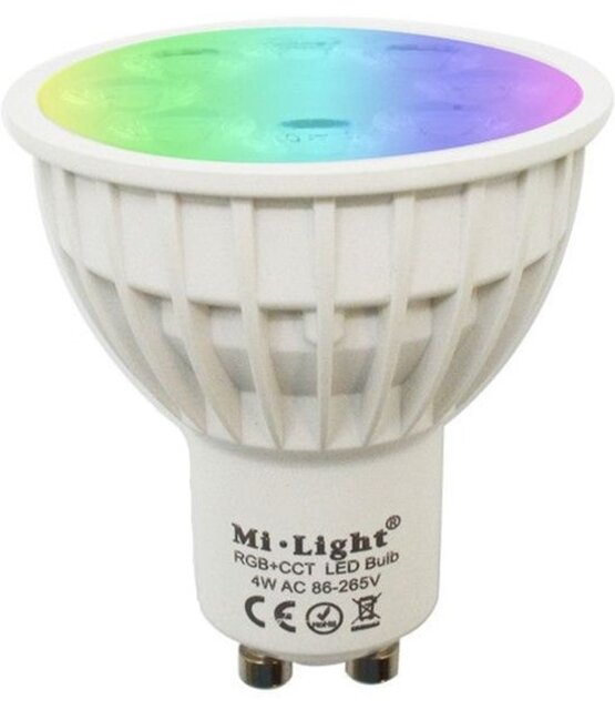 Instelbare TUYA GU10 LED Spot RGB+CCT (RGBCCT & 2700K-6500K) -  FUT103ZR-TUYA