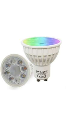 Instelbare TUYA GU10 LED Spot RGB+CCT (RGBCCT & 2700K-6500K) -  FUT103ZR-TUYA