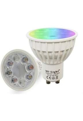 Instelbare MATTER GU10 LED Spot RGB+CCT (RGBCCT & 2700K-6500K) -  FUT103ZR-MATTER