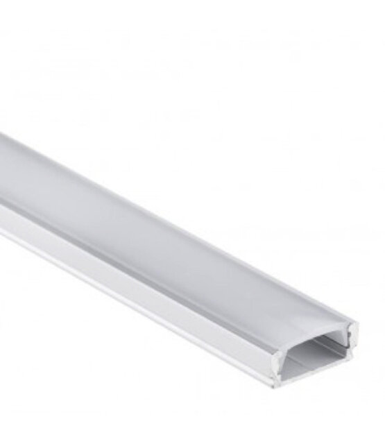 LED profiel 3 meter met klikafdekking 16,80mm x 6,47mm - 01ALU - 300cm lengte uit 1 stuk