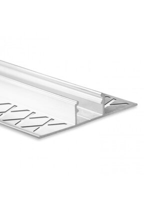 LED stucprofiel 3 meter inclusief klikafdekking 57 mm x 11 mm - STUC200