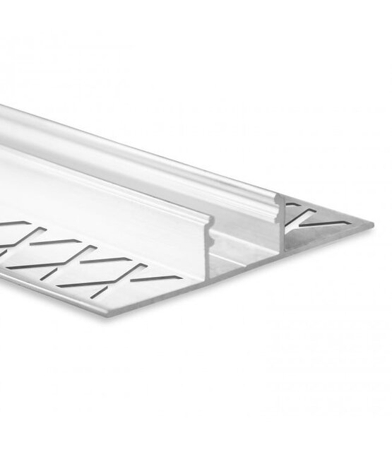 LED stucprofiel 2,5 meter inclusief klikafdekking 57 mm x 11 mm - STUC200