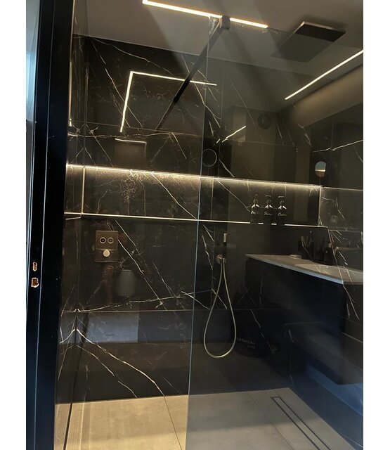 LED stucprofiel 2,5 meter inclusief klikafdekking 57 mm x 11 mm - STUC200