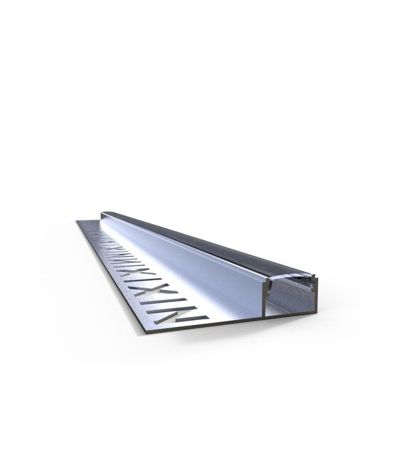 LED stucprofiel 3 meter inclusief klikafdekking 37 mm x 10,9 mm - STUC100