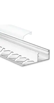 LED tegel profiel 2,5 meter 33 mm x 16,8 mm STUC100 - AFHAALPRIJS
