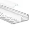 LED profielen Luksus LED tegel profiel 2,5 meter 33 mm x 16,8 mm STUC100