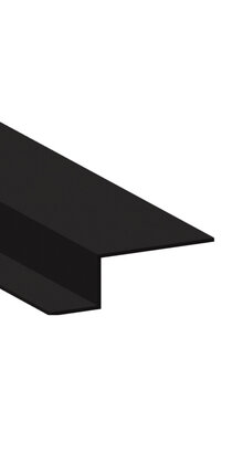 Zwart LED gipsplaat profiel voor koof 43,5mm x 13,44mm - GIPS160ZWART