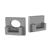 Eindkap met kabeldoorvoer voor SLIM308ALU