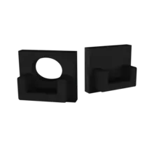 Eindkap zonder kabeldoorvoer voor SLIM308ZWART