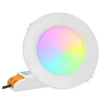 Instelbare ZIGBEE inbouw 90-95mm LED Spot RGB+CCT (RGBCCT & 2700K-6500K) -  FUT068ZR