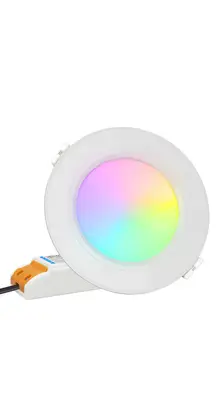 Instelbare ZIGBEE + RF 90-95mm inbouw LED Spot RGBCCT (2700K-6500K) - 6 watt -  FUT066ZR