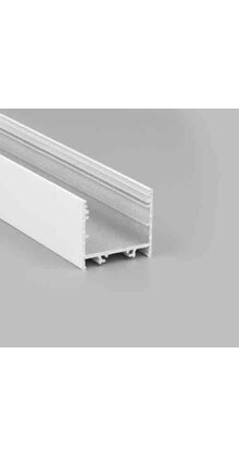 Wit LED XL profiel 4 meter met lage afdekking 33,4mm x 29,6mm - XL11WIT