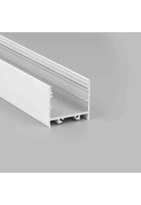 Wit LED XL profiel 4 meter met lage afdekking 33,4mm x 29,6mm - XL11WIT