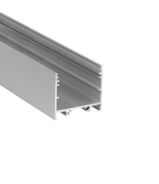 Alu LED XL profiel 3 meter met lage afdekking 33,4mm x 29,6mm - XL11ALU