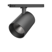Dimbare 3-fase rail spot - ZWART - 26W 15 tot 60- LUNA