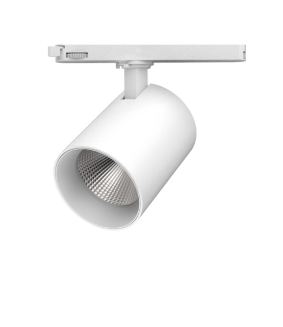 Dimbare 3-fase rail spot - ZWART - 26W 15 tot 60- LUNA
