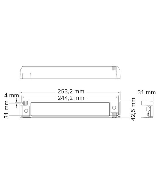 Philips LED voeding  24V IP20 150W