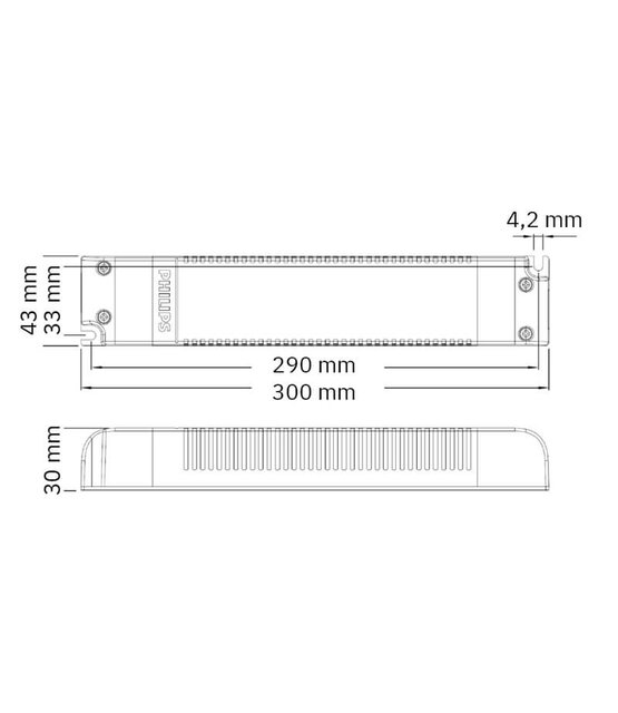 Philips LED voeding  24V IP20 100W - DALI Dimbaar