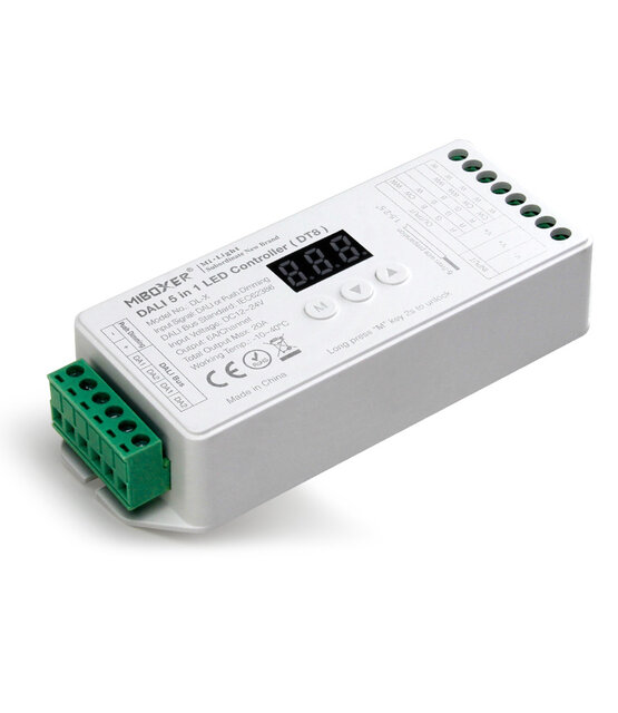 DALI LED controller 5 in 1 LED strip controller - Miboxer DALI DT8 DT-X