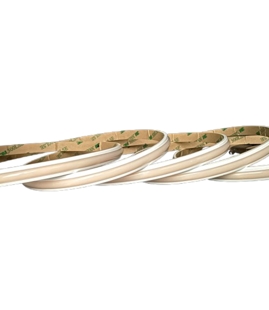 Waterdichte  COB LED strip warm wit 13W 1200LM 528LED p/m 24VDC IP65 2700k – 5 meter