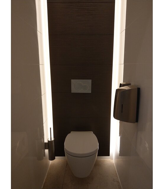 Waterdichte vrij knipbare COB LED strip natuurlijk wit 13W 1200LM 528LED p/m 24VDC IP65 4000K – 5 meter