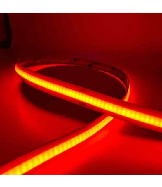PRO LUMEN COB LED strip Rood 11W 1180LM 480 LED’s p/m 24VDC IP20 - 5 meter