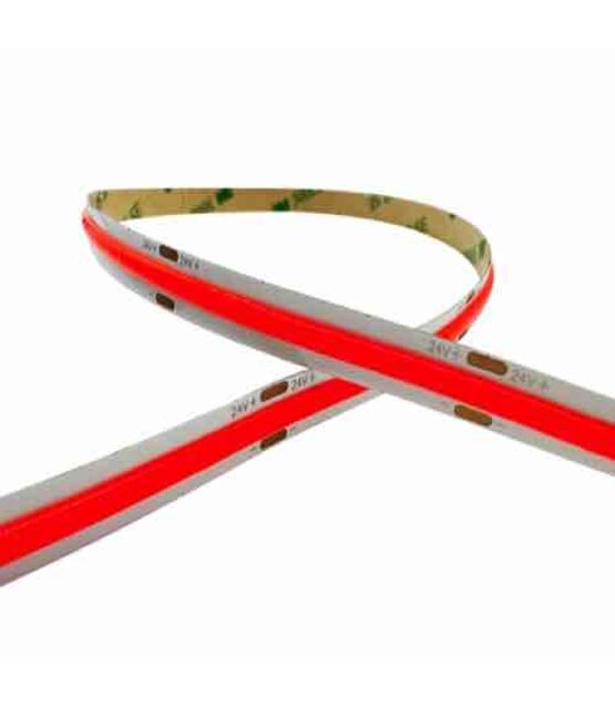 PRO LUMEN COB LED strip Rood 11W 1180LM 480 LED’s p/m 24VDC IP20 - 5 meter