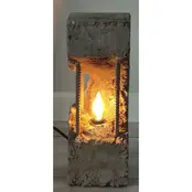 Elmar Design Industriële Lampen model 3 Heipaal tafel of nachtkastje model.