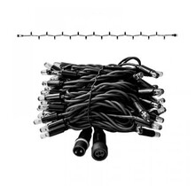 LED lichtsnoer 6 meter – Warm wit 2400K – Zwart snoer – 230V systeem (IP65)