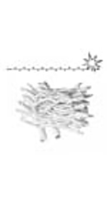 LED kerstlichtsnoer 6 meter – Warm wit 2400K + flits – Wit snoer – 230V systeem (IP65)