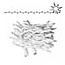Luksus kerstverlichting koppelbaar 230V LED kerstlichtsnoer 6 meter – Warm wit 2400K + flits – Wit snoer – 230V systeem (IP65)
