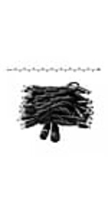 LED kerstlichtsnoer 10 meter – Warm wit 3000K – Zwart snoer – 230V systeem (IP65)