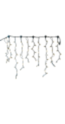 LED ijspegelverlichting 2x0,8m – Koud wit 6500K – Zwart snoer – 230V IP65